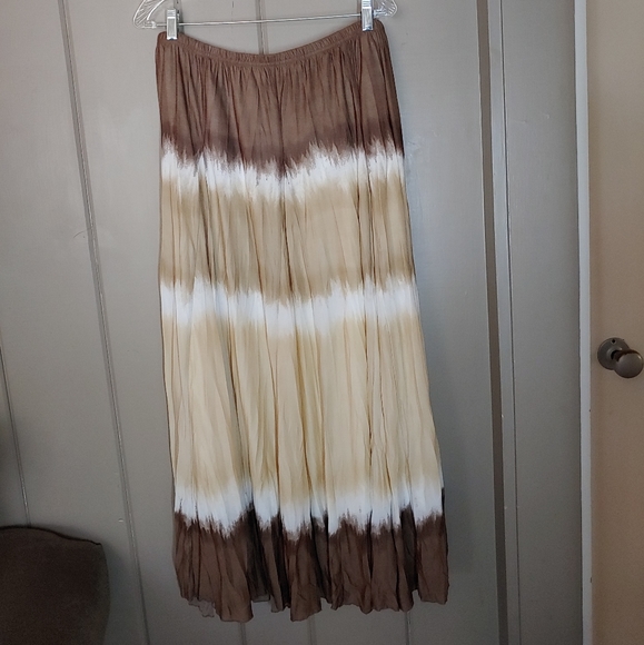 Zac and Rachel Dresses & Skirts - Zac & Rachel Brown Tie Dyed Maxi Dress Sz XL